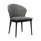 Armen Living Juno Charcoal Fabric and Black Wood Dining Side Chairs, PK2 LCJNSIBLCH - alternate 4